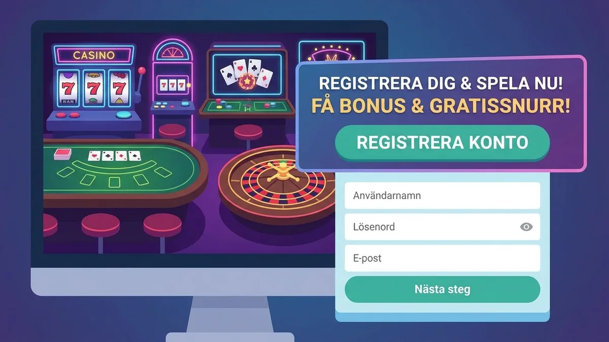 Registrera dig med bonus